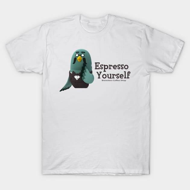 "Espresso Yourself" - Brewster T-Shirt by Young Inexperienced 